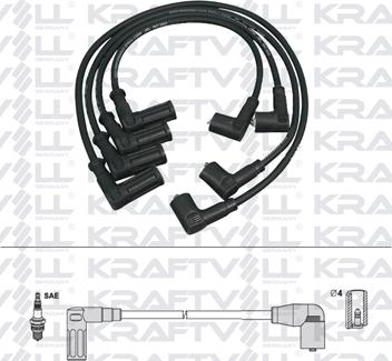 KRAFTVOLL GERMANY 05070238 - Комплект запалителеи кабели vvparts.bg