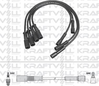 KRAFTVOLL GERMANY 05070233 - Комплект запалителеи кабели vvparts.bg