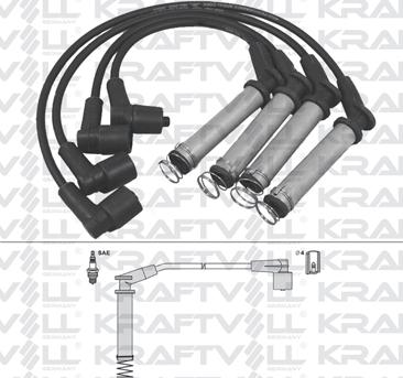 KRAFTVOLL GERMANY 05070228 - Комплект запалителеи кабели vvparts.bg