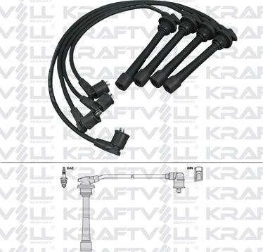 KRAFTVOLL GERMANY 05070275 - Комплект запалителеи кабели vvparts.bg