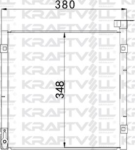 KRAFTVOLL GERMANY 08060011 - Кондензатор, климатизация vvparts.bg