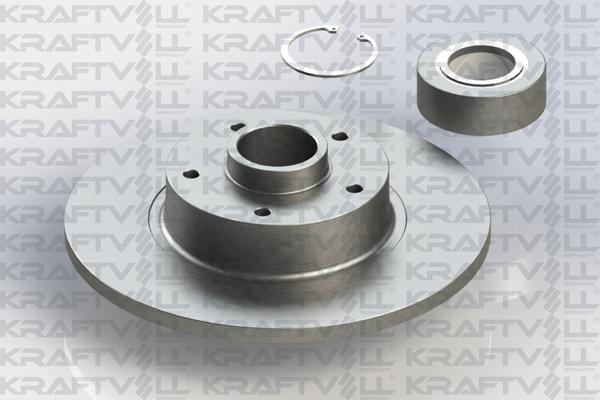 KRAFTVOLL GERMANY 07049408 - Спирачен диск vvparts.bg