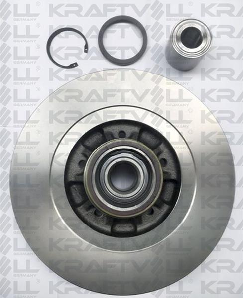 KRAFTVOLL GERMANY 07049375 - Спирачен диск vvparts.bg