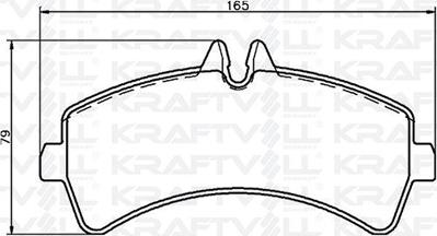 KRAFTVOLL GERMANY 07010042 - Комплект спирачно феродо, дискови спирачки vvparts.bg