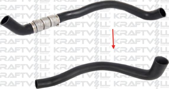 KRAFTVOLL GERMANY 10031400 - Въздуховод за турбината vvparts.bg