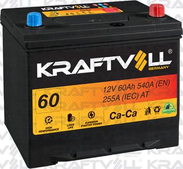 KRAFTVOLL GERMANY 18010008 - Стартов акумулатор vvparts.bg