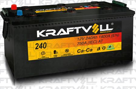 KRAFTVOLL GERMANY 18020009 - Стартов акумулатор vvparts.bg