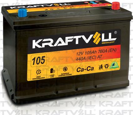 KRAFTVOLL GERMANY 18020001 - Стартов акумулатор vvparts.bg