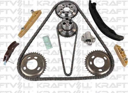 KRAFTVOLL GERMANY 12100064 - Комплект ангренажна верига vvparts.bg