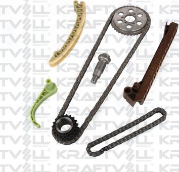 KRAFTVOLL GERMANY 12100020 - Комплект ангренажна верига vvparts.bg