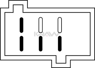 KRAW AN-5201 - Ключ(бутон), стъклоповдигане vvparts.bg