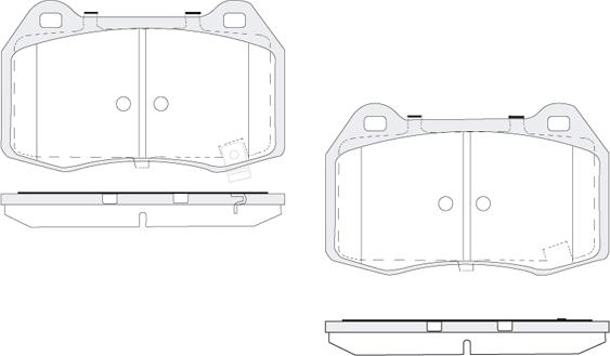 KSH EUROPE 1850.0058044 - Комплект спирачно феродо, дискови спирачки vvparts.bg