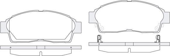 KSH EUROPE 1850.0058084 - Комплект спирачно феродо, дискови спирачки vvparts.bg