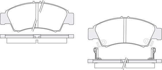 KSH EUROPE 1850.0058079 - Комплект спирачно феродо, дискови спирачки vvparts.bg