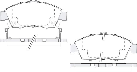 KSH EUROPE 1850.0058078 - Комплект спирачно феродо, дискови спирачки vvparts.bg