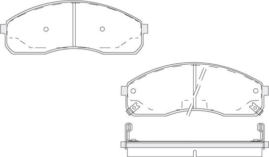 KSH EUROPE 1850.0058144 - Комплект спирачно феродо, дискови спирачки vvparts.bg