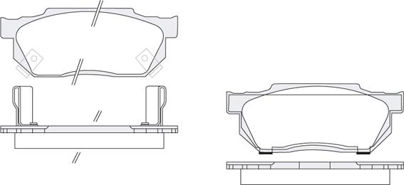 KSH EUROPE 1850.0058110 - Комплект спирачно феродо, дискови спирачки vvparts.bg