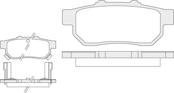 KSH EUROPE 1850.0058139 - Комплект спирачно феродо, дискови спирачки vvparts.bg