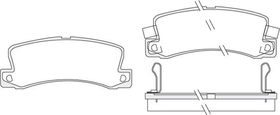 KSH EUROPE 1850.0058133 - Комплект спирачно феродо, дискови спирачки vvparts.bg