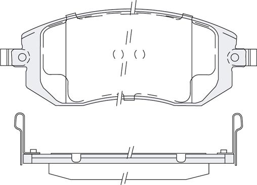 KSH EUROPE 1850.0058125 - Комплект спирачно феродо, дискови спирачки vvparts.bg