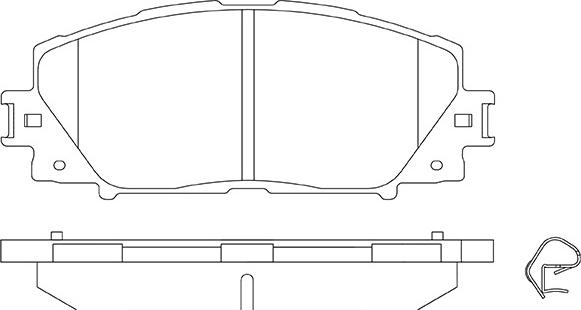 KSH EUROPE 1850.0058242 - Комплект спирачно феродо, дискови спирачки vvparts.bg