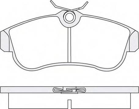 KSH EUROPE 1850.0058068 - Комплект спирачно феродо, дискови спирачки vvparts.bg