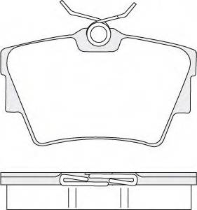 HELLA 530032858 - Комплект спирачно феродо, дискови спирачки vvparts.bg