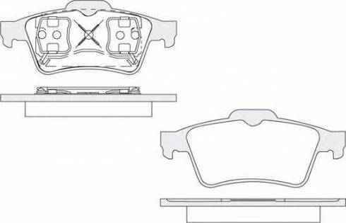 KSH EUROPE 1850.0058119 - Комплект спирачно феродо, дискови спирачки vvparts.bg