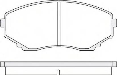 Metzger 141345 - Комплект спирачно феродо, дискови спирачки vvparts.bg