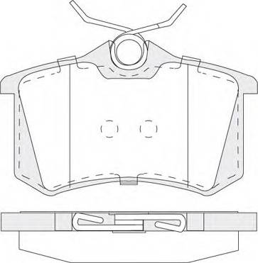 KSH EUROPE 1850.0058175 - Комплект спирачно феродо, дискови спирачки vvparts.bg