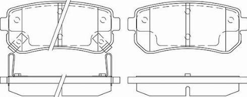 KSH EUROPE 1850.0058240 - Комплект спирачно феродо, дискови спирачки vvparts.bg