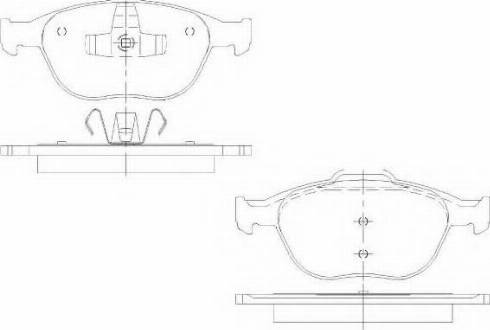 KSH EUROPE 1850.0058233 - Комплект спирачно феродо, дискови спирачки vvparts.bg