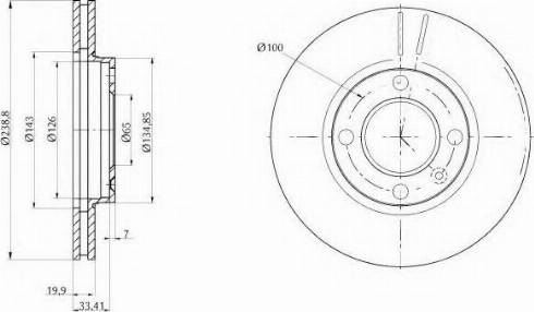 KSH EUROPE 1870.0071007 - Спирачен диск vvparts.bg