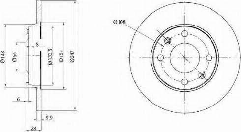 KSH EUROPE 1870.0071015 - Спирачен диск vvparts.bg