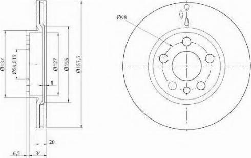 KSH EUROPE 1870.0071011 - Спирачен диск vvparts.bg