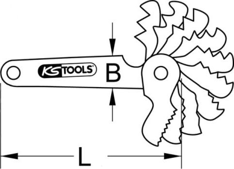 KS Tools 420.1004 - Зегерка / щипка, каросерия vvparts.bg