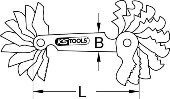 KS Tools 420.1705 - Зегерка / щипка, каросерия vvparts.bg