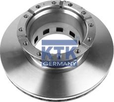 KTK GERMANY 29030 - Спирачен диск vvparts.bg