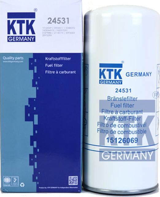 KTK GERMANY 24531 - Горивен филтър vvparts.bg