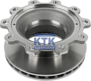 KTK GERMANY 21660 - Спирачен диск vvparts.bg