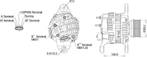 KUTNAK AUTOMOTIVE 721820/M - Генератор vvparts.bg