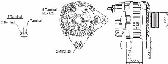 KUTNAK AUTOMOTIVE 721273/M - Генератор vvparts.bg