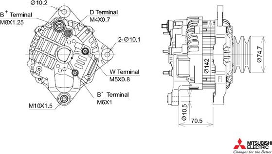 KUTNAK AUTOMOTIVE 723418/M - Генератор vvparts.bg