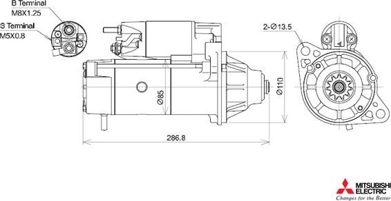 KUTNAK AUTOMOTIVE 723564/M - Стартер vvparts.bg