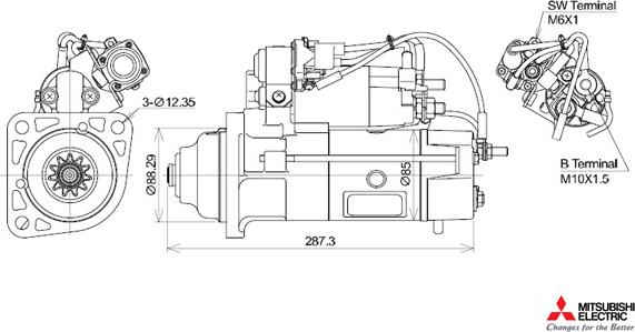 KUTNAK AUTOMOTIVE 723508/M - Стартер vvparts.bg