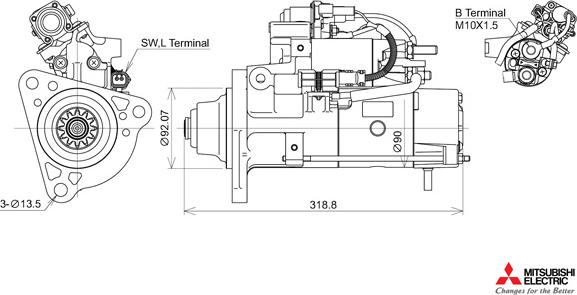 KUTNAK AUTOMOTIVE 723539/M - Стартер vvparts.bg