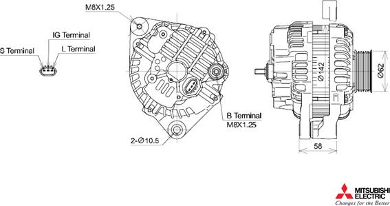 KUTNAK AUTOMOTIVE 723521/M - Генератор vvparts.bg