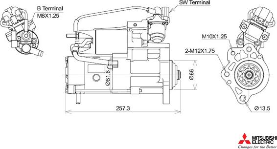 KUTNAK AUTOMOTIVE 723575/M - Стартер vvparts.bg