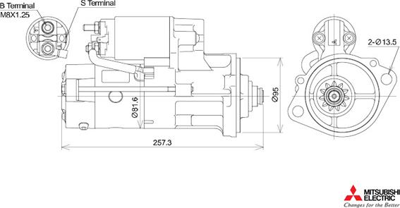 KUTNAK AUTOMOTIVE 723571/M - Стартер vvparts.bg