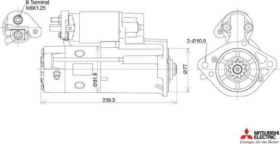 KUTNAK AUTOMOTIVE 723572/M - Стартер vvparts.bg